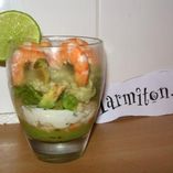 Verrines Avocats Crevettes Et Fromage Frais Recette De Verrines