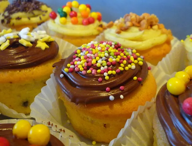 Cupcakes P Pites De Chocolat Gla Age Nutella Et Cr Me Au Beurre