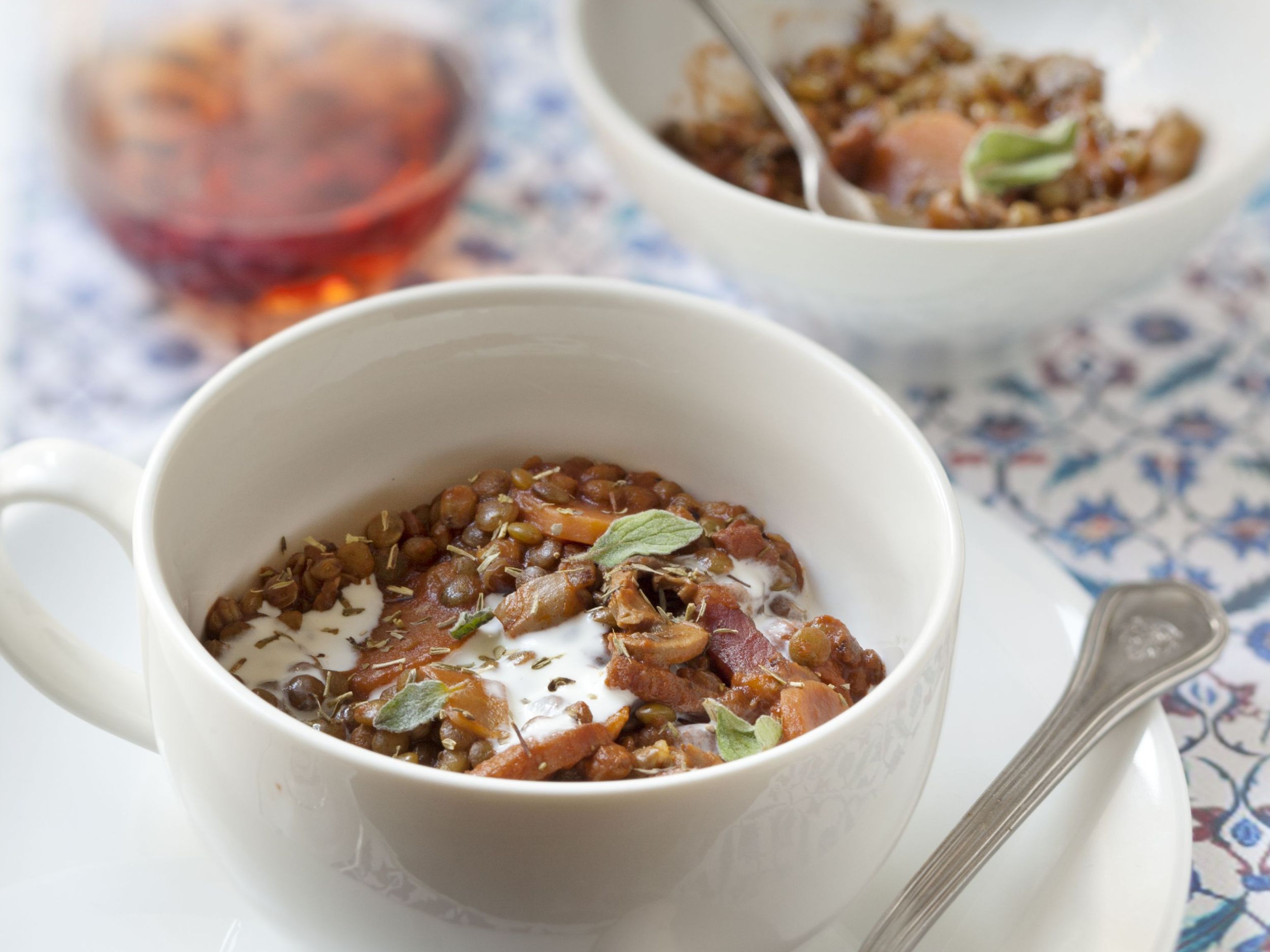 Ragoût de lentilles vertes du Puy Recette de Ragoût de lentilles