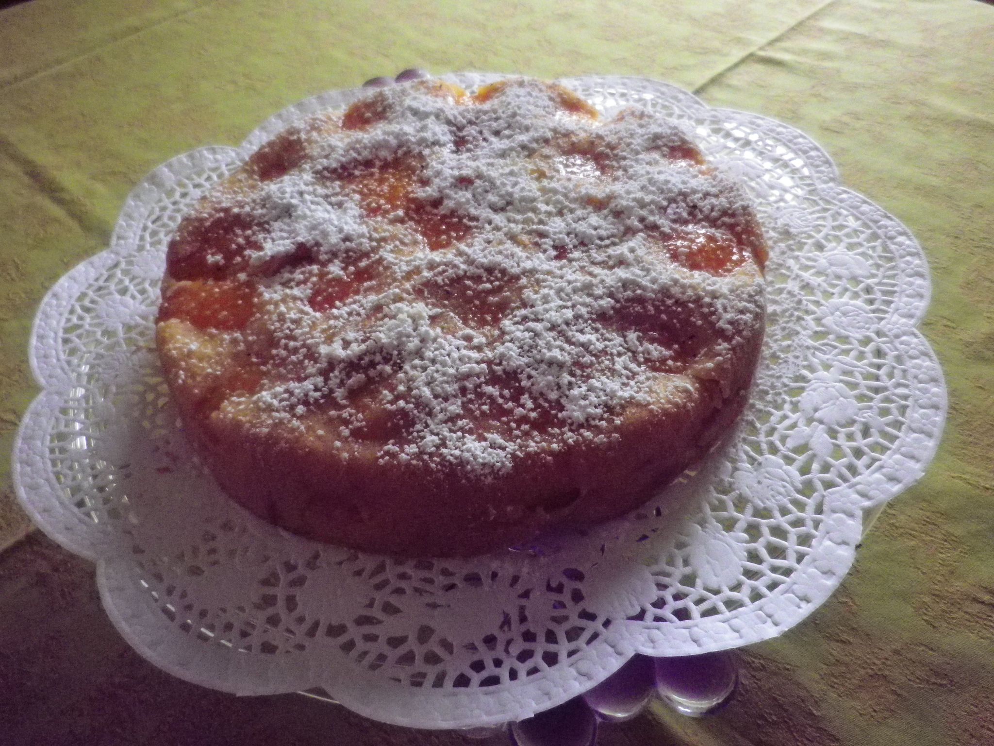 Gâteau moelleux aux abricots et à la poudre d amandes Recette de