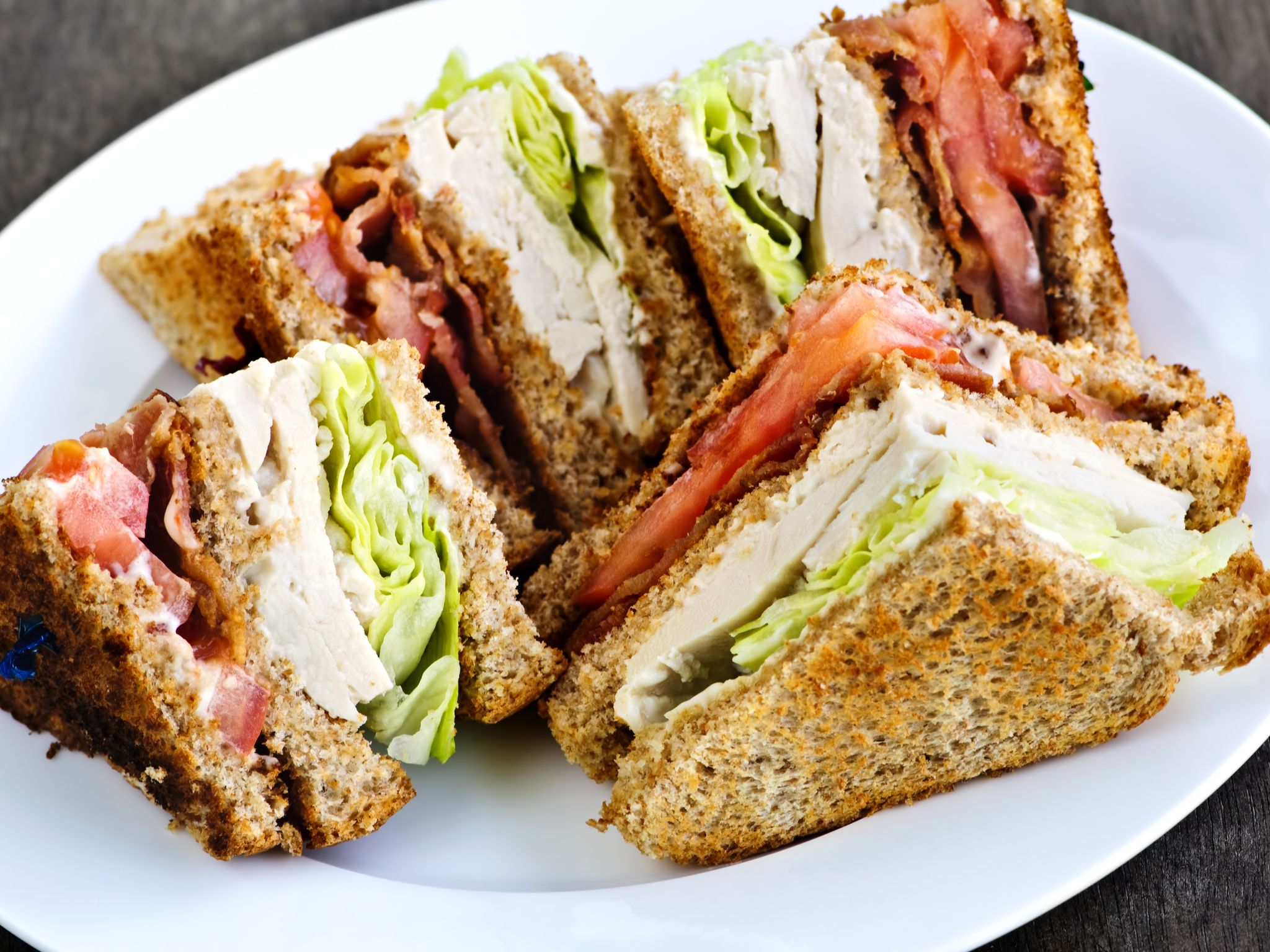 Club Sandwich Au Poulet Recettes Club Sandwich Sandwich Au Poulet Hot
