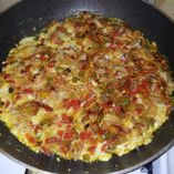 Omelette Aux Oignons Et Poivrons Recette De Omelette Aux Oignons Et