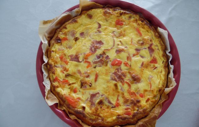 Quiche Poivron Poireau Jambon Recette De Quiche Poivron Poireau