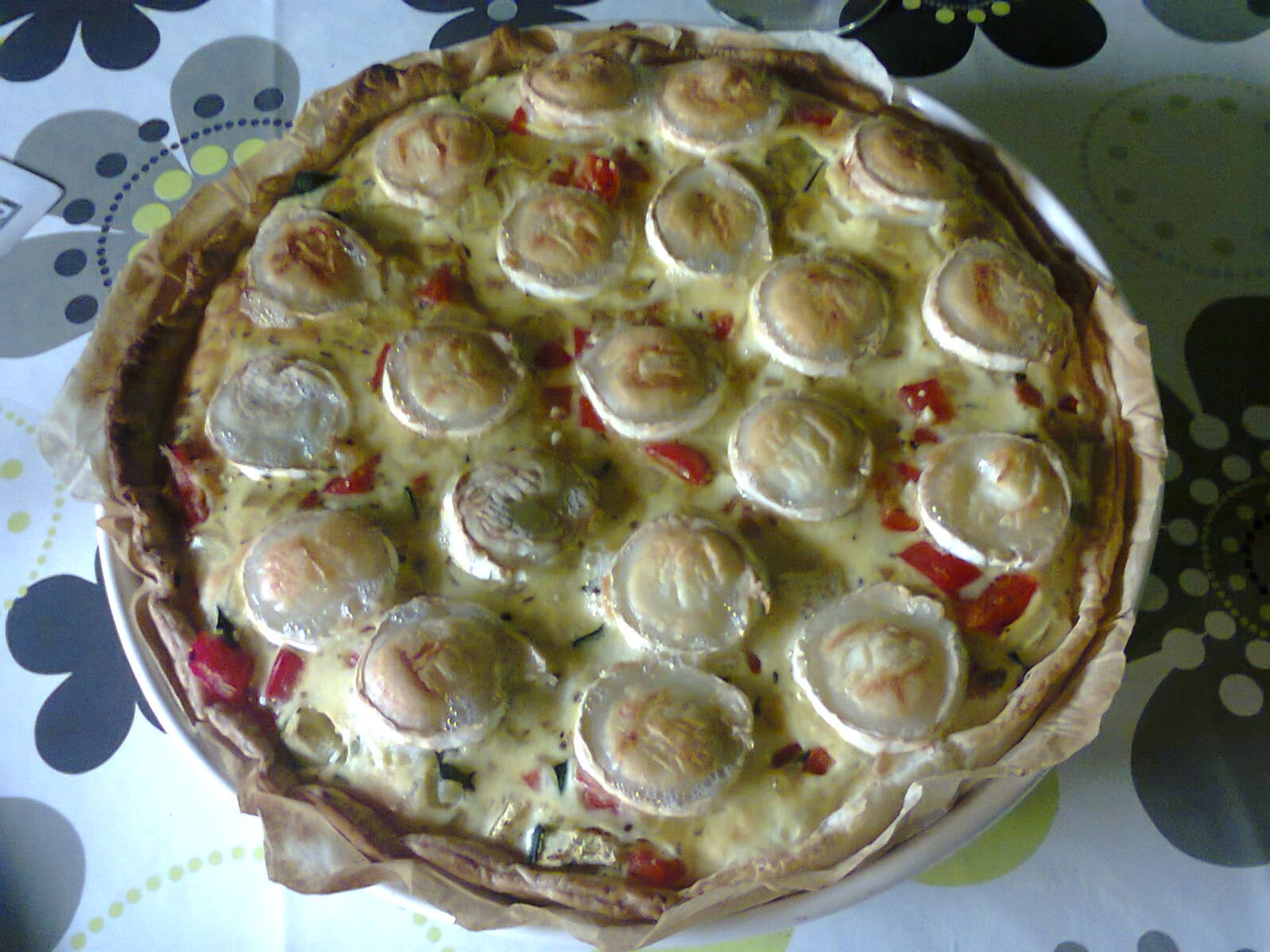 Quiche Courgettes Poivrons Et Ch Vre Recette De Quiche Courgettes