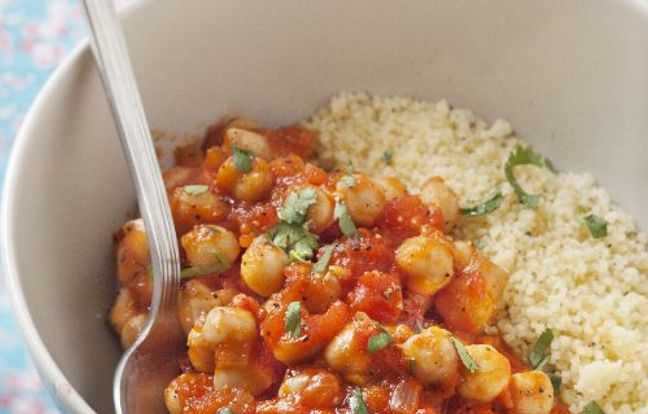 Semoule Aux Pois Chiches Et La Tomate Recette De Semoule Aux Pois