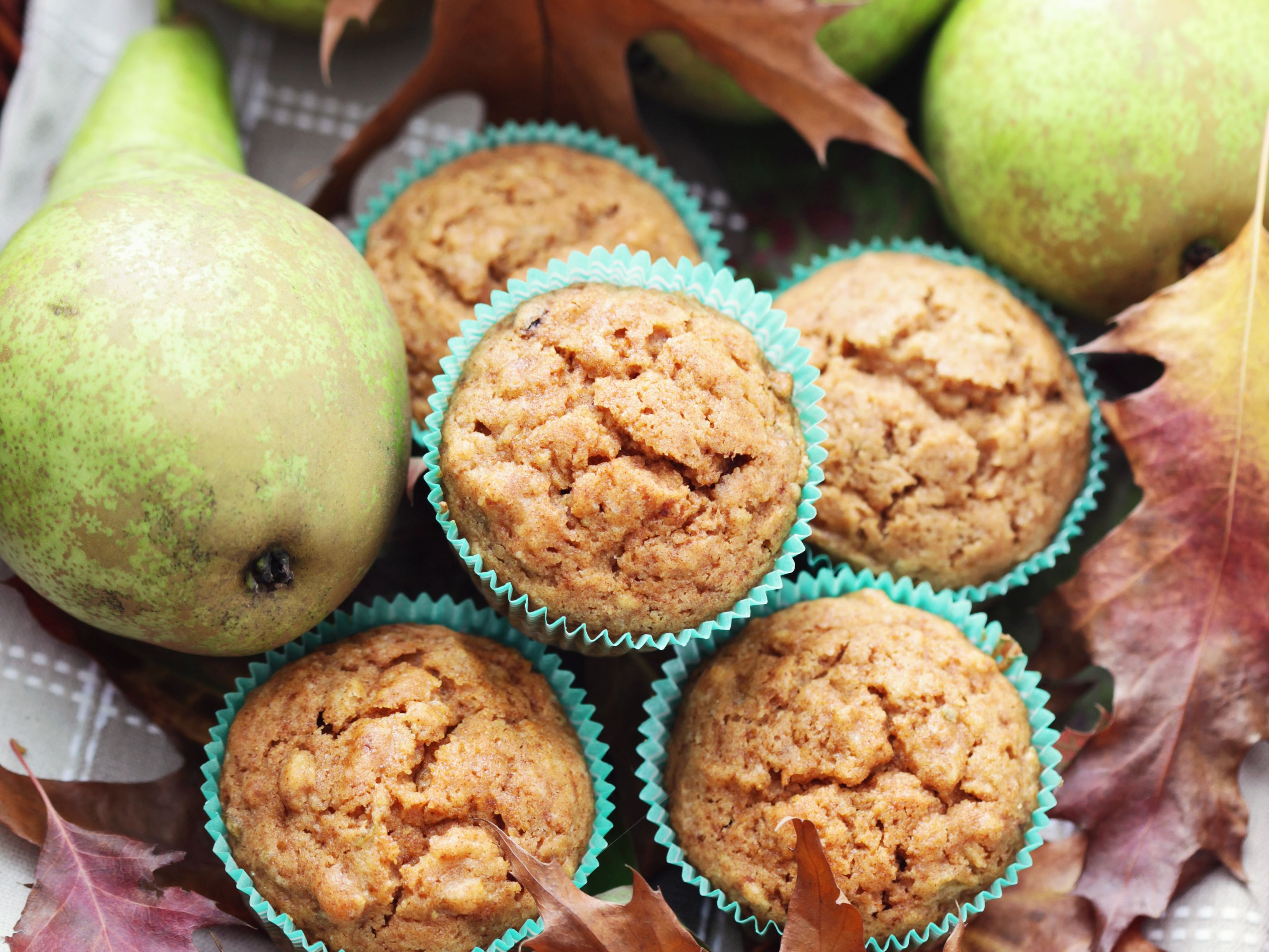 muffins aux poires légers Recette de muffins aux poires légers Marmiton