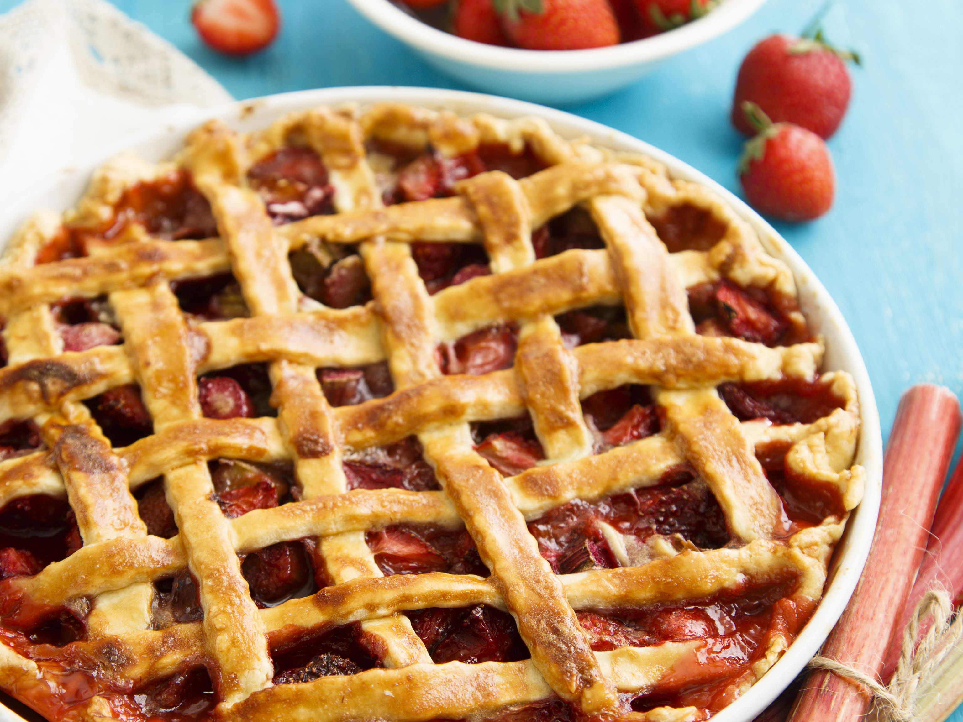 Tarte Aux Fraises Et La Rhubarbe Recette De Tarte Aux Fraises Et