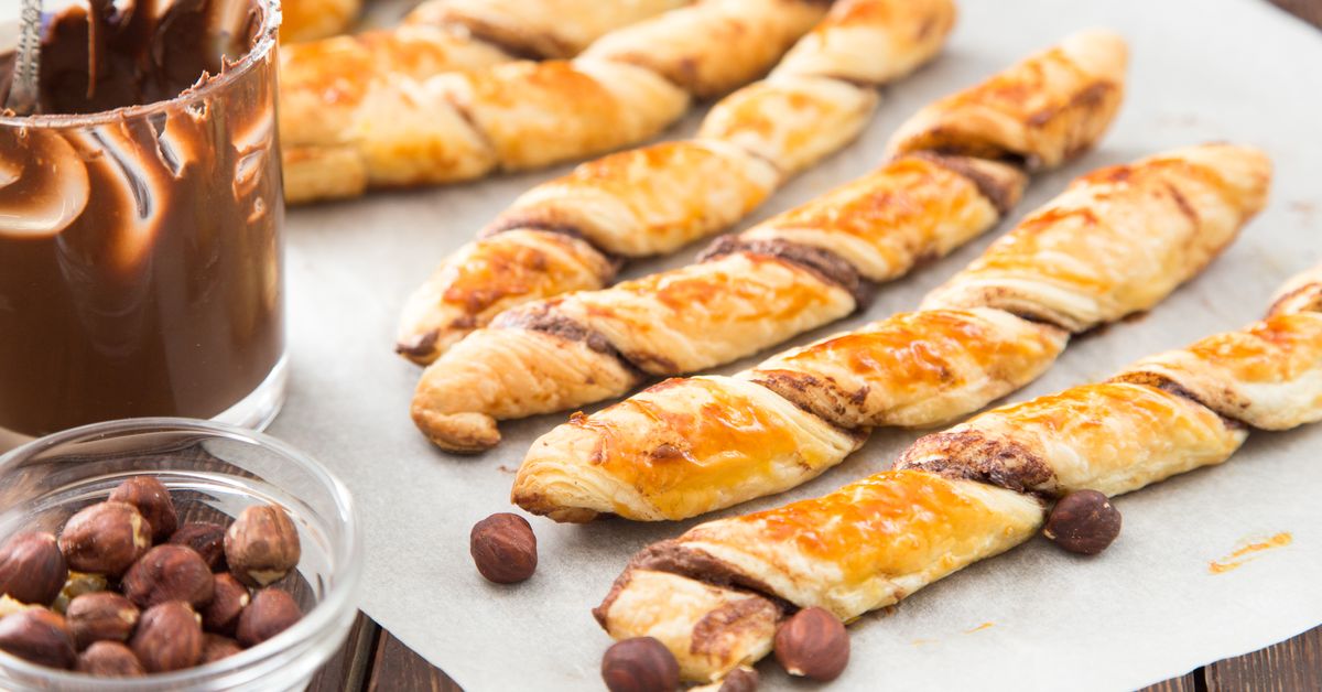 Torsades feuilletées au chocolat recette de Torsades feuilletées au