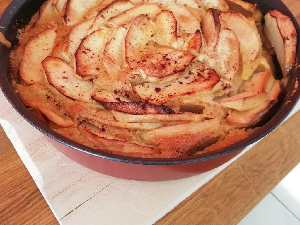 Gâteau aux pommes à l ancienne Recette de Gâteau aux pommes à l