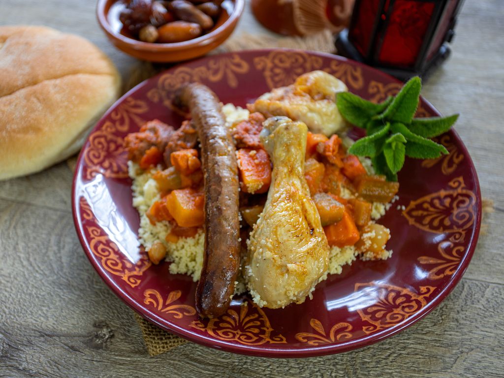 Couscous Poulet Et Merguez Facile Au Cooking Chef Recette De Couscous