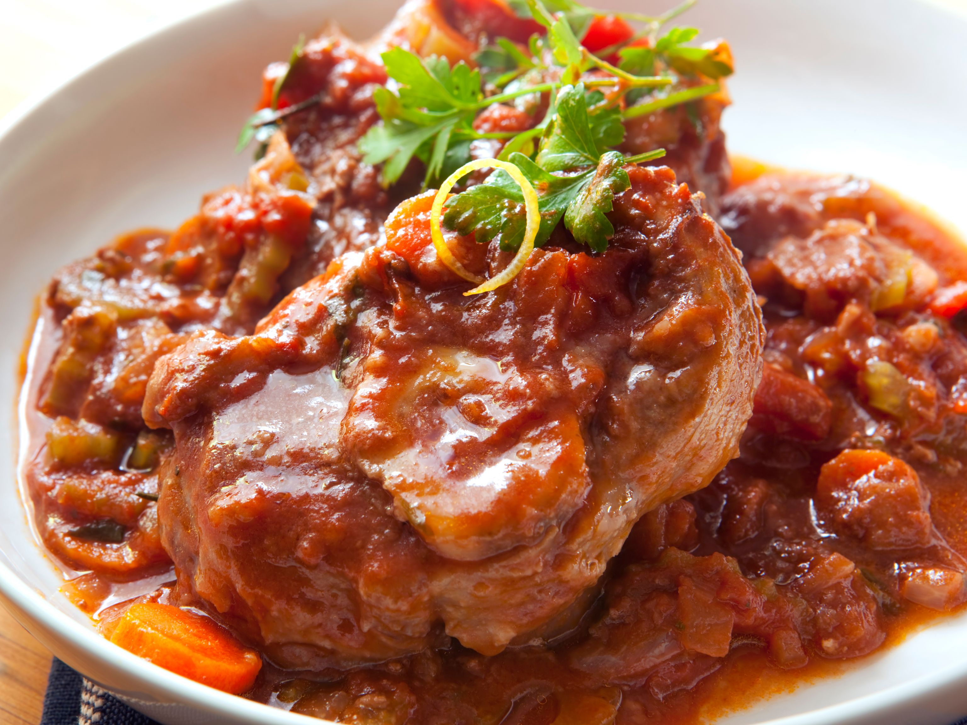 Osso Bucco De Veau Au Companion Recette De Osso Bucco De Veau Au