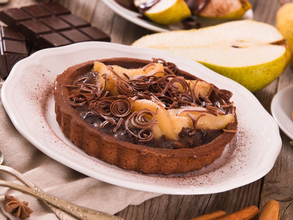 Tarte Poire Et Chocolat Au Monsieur Cuisine Recette De Tarte Poire Et