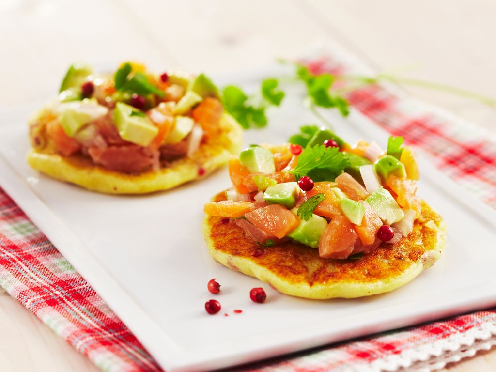 Blini Saumon Avocat Recette De Blini Saumon Avocat Marmiton