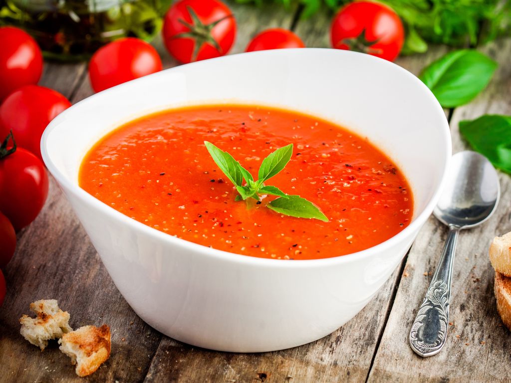 Gaspacho Aux Tomates Jaunes Ou San Marzano Recette De Gaspacho Aux