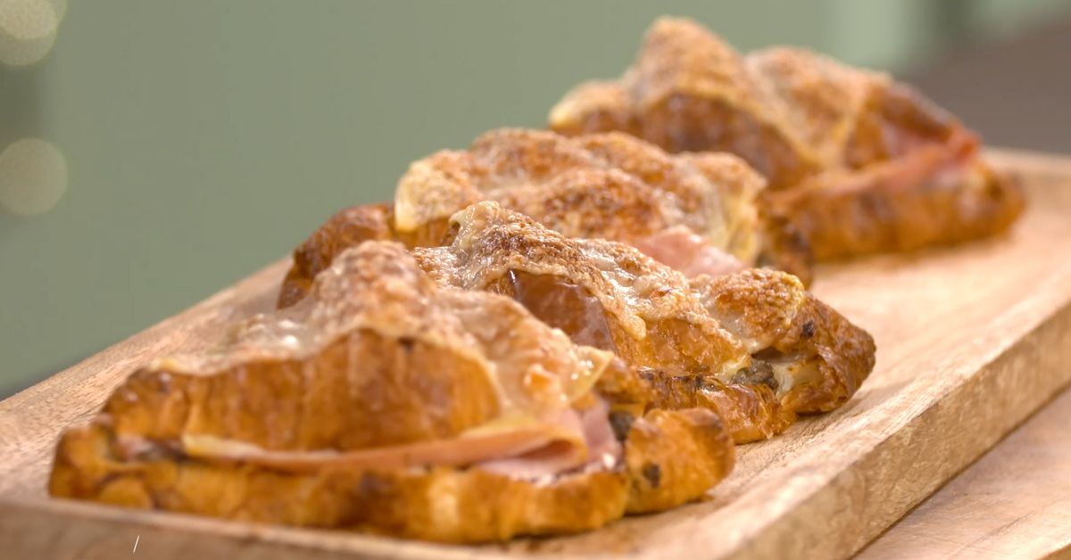 Mes Croissants Jambon Fromage Par Laurent Mariotte Recette De Mes