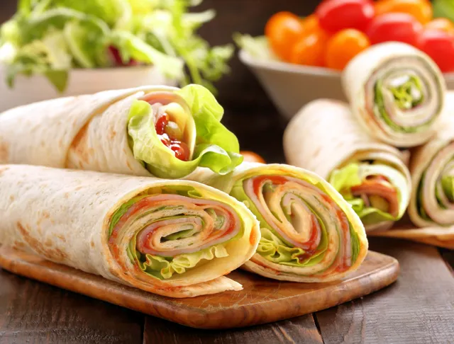 Wrap très frais jambon et chèvre recette de Wrap très frais jambon