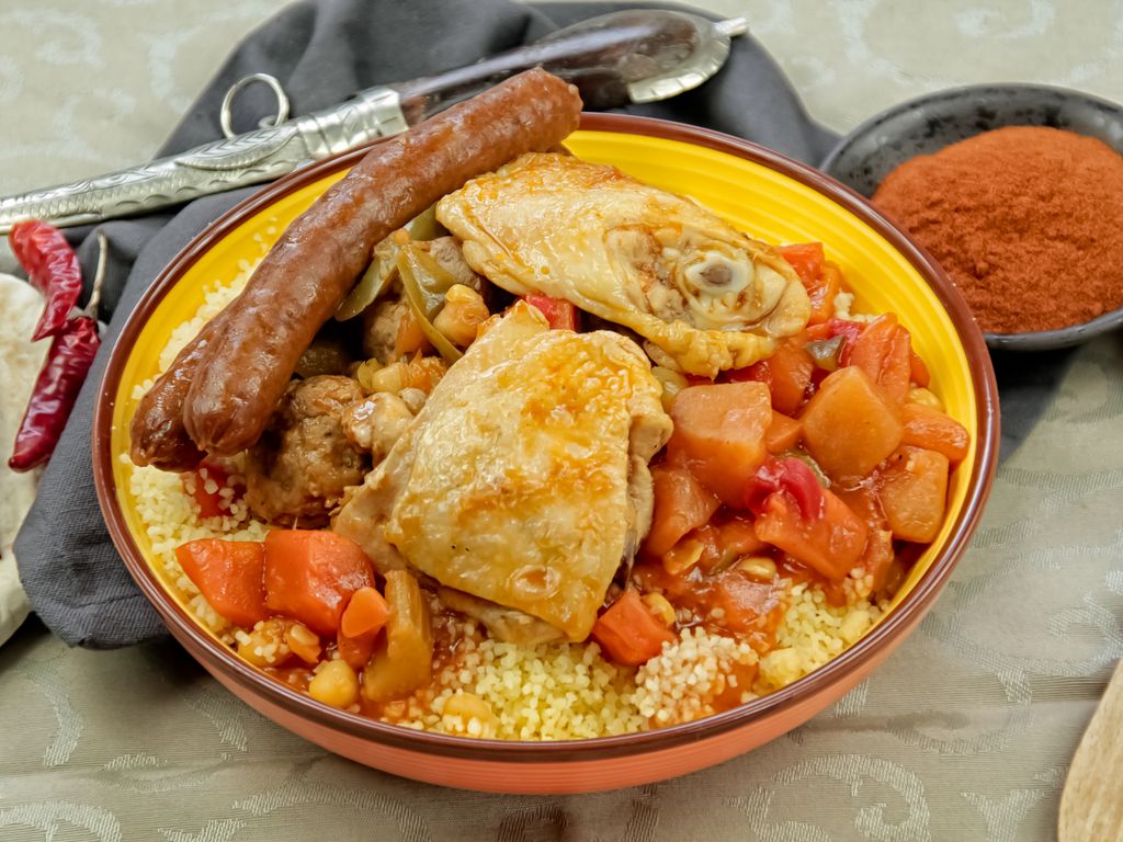 Couscous Au Poulet Merguez Au Airfryer Recette De Couscous Au Poulet