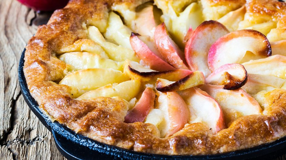 Tarta de manzana sin horno cómo prepararla paso a paso