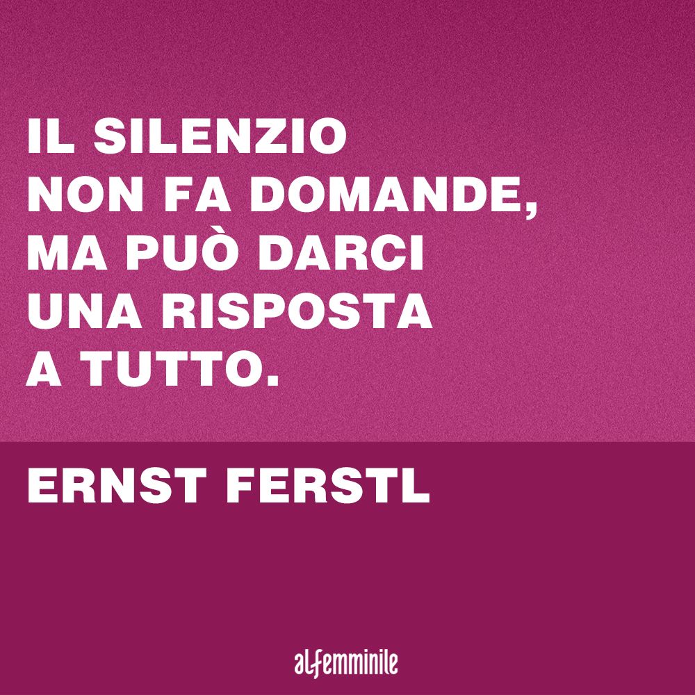 Frasi sul silenzio le citazioni più belle sull assenza di suoni e