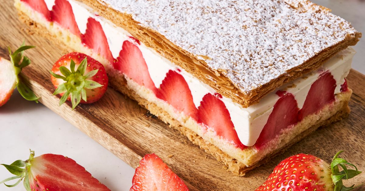 Cette Recette Inspir E Du Millefeuille Aux Fraises Du Chef Philippe