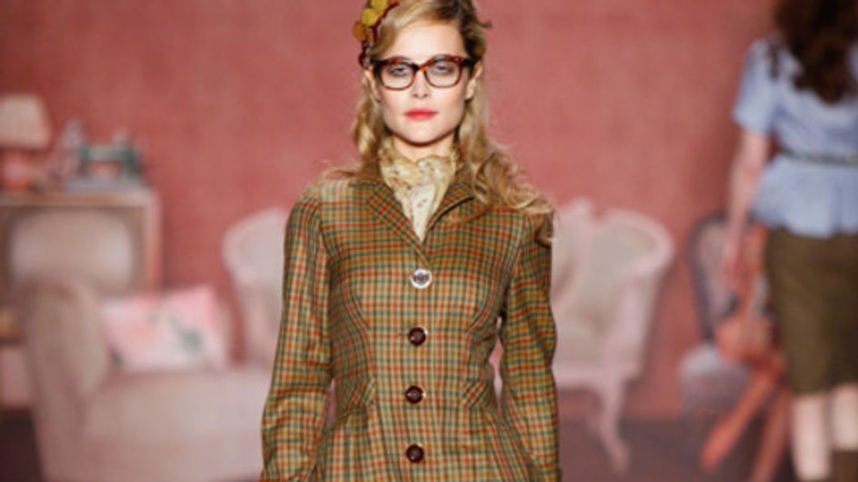 Lena Hoschek auf der Mercedes Benz Fashion Week Berlin Herbst/Winter 2011/2012
