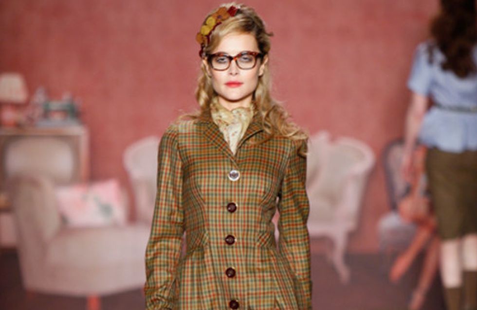 Lena Hoschek auf der Mercedes Benz Fashion Week Berlin Herbst/Winter 2011/2012