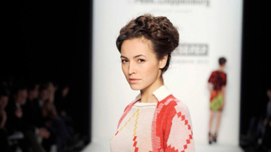 Parsival Cserer auf der Mercedes Benz Fashion Week Herbst/Winter 2011/2012