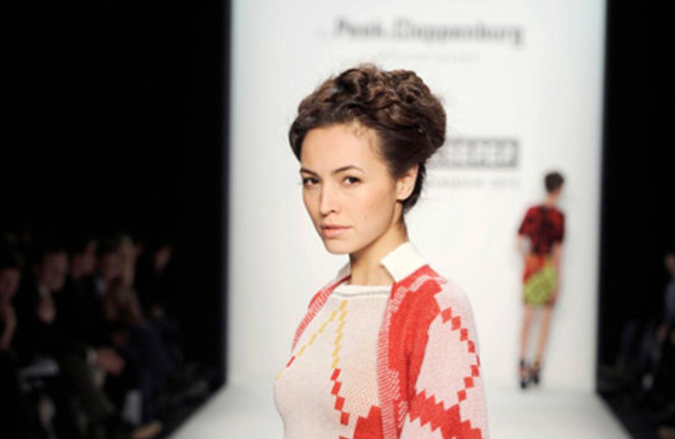Parsival Cserer auf der Mercedes Benz Fashion Week Herbst/Winter 2011/2012