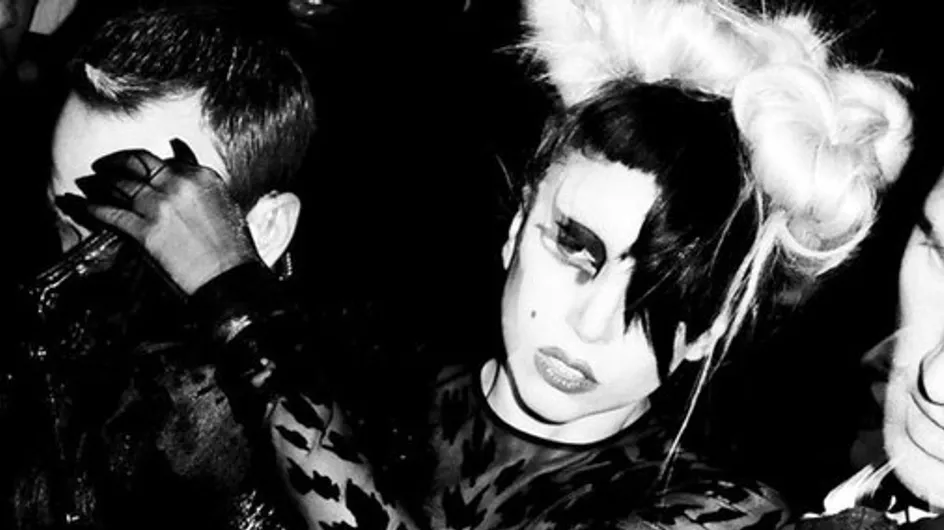 Lady Gaga at Thierry Mugler Fashion Show in Paris - Lady Gaga catwalk photos