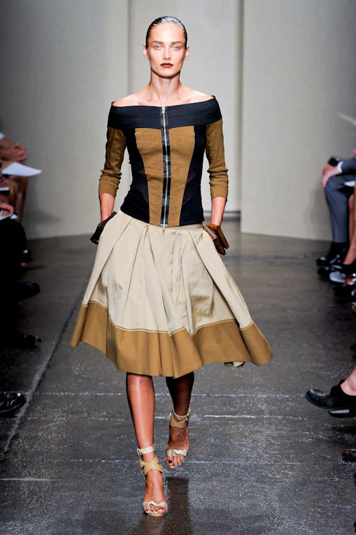 Donna Karan Ready To Wear Fashion Show, Collection Spring Summer 2012  presented during New York Fashion Week, runway look#008 – NOWFASHION