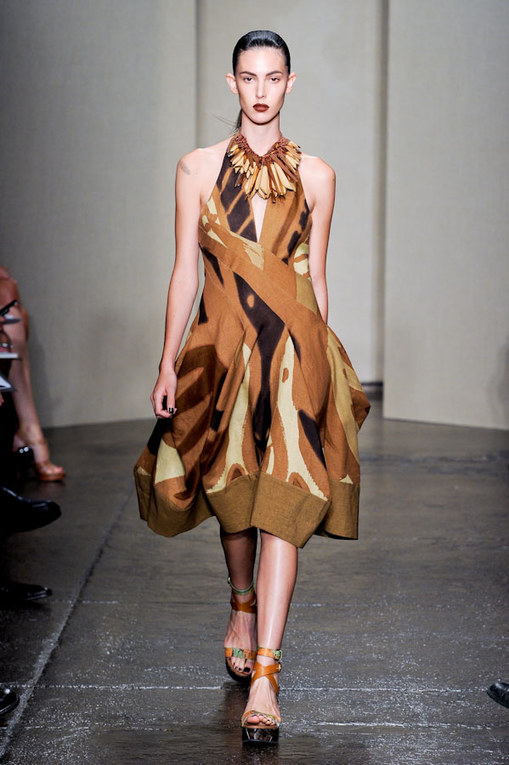 Donna Karan Ready To Wear Fashion Show, Collection Spring Summer 2012  presented during New York Fashion Week, runway look#014 – NOWFASHION
