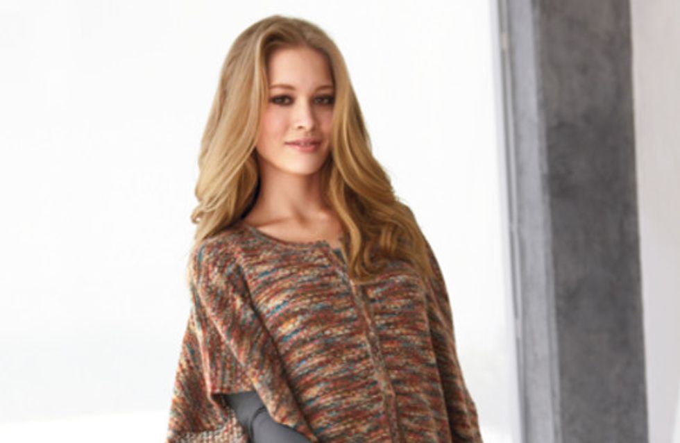 Zum Reinkuscheln schön: Poncho & Cape für alle Fälle