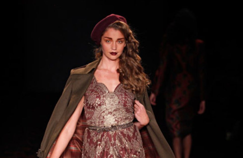Retro & feminin: Lena Hoschek auf der Mercedes-Benz Fashion Week