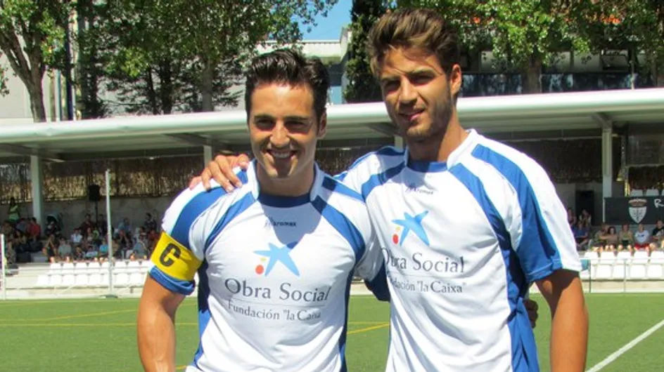 Maxi Iglesias y Bustamante, futbolistas por un día