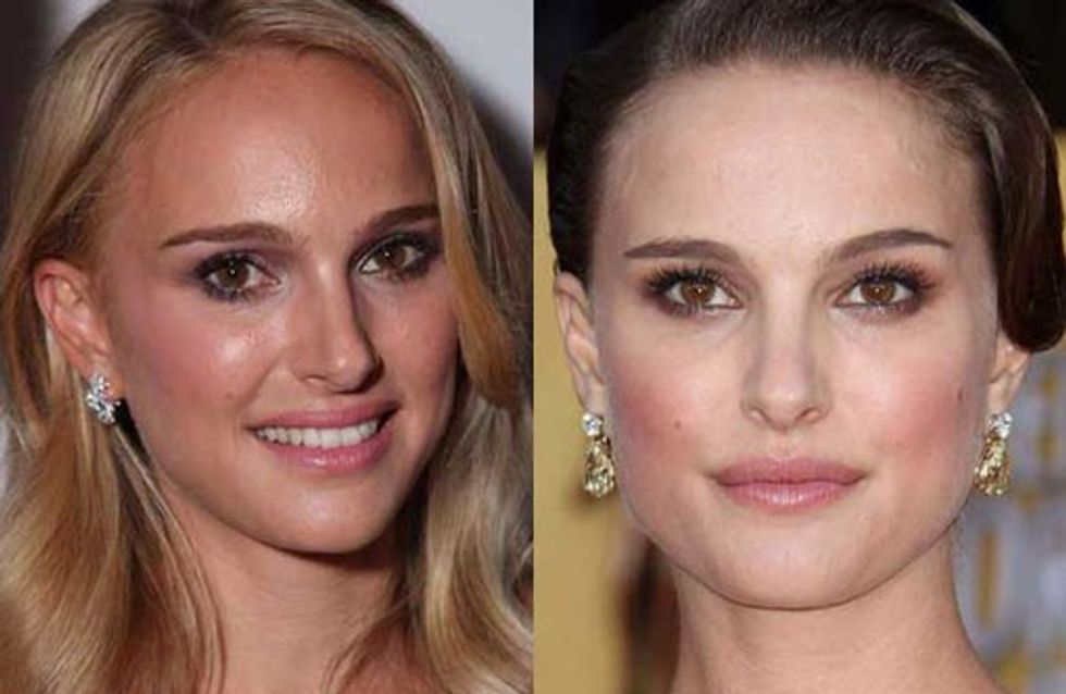 Natalie Portman hairstyle: Luscious low key locks
