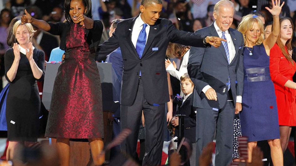 Barack Obama's re-election as US President in pictures