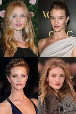 Rosie Huntington Whiteley Bouncy Blonde Locks Photo Album