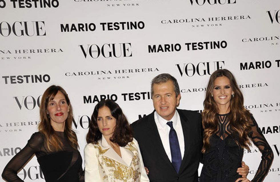 Mario Testino, de fiesta en España