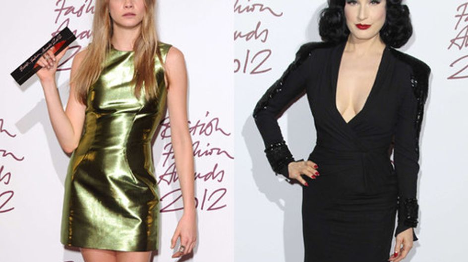 British Fashion Awards 2012: Who wore what?
