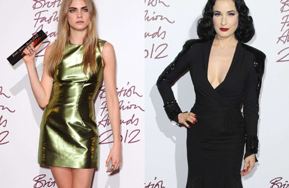 British Fashion Awards 2012: Who wore what?