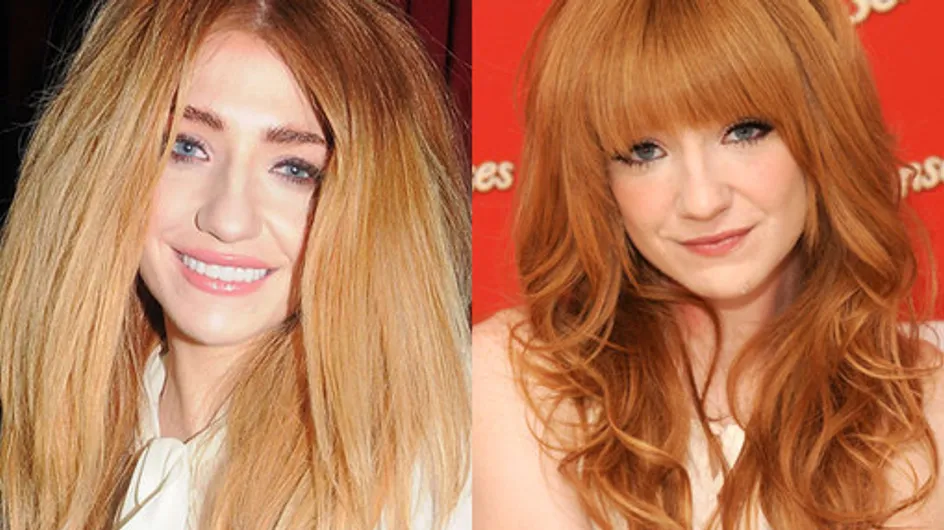 Nicola Roberts hair: Red hot style