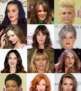 De mooiste kapsels van celebrities in 2012