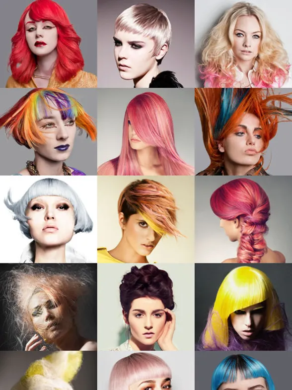 Gekke haarkleuren: trends 2013