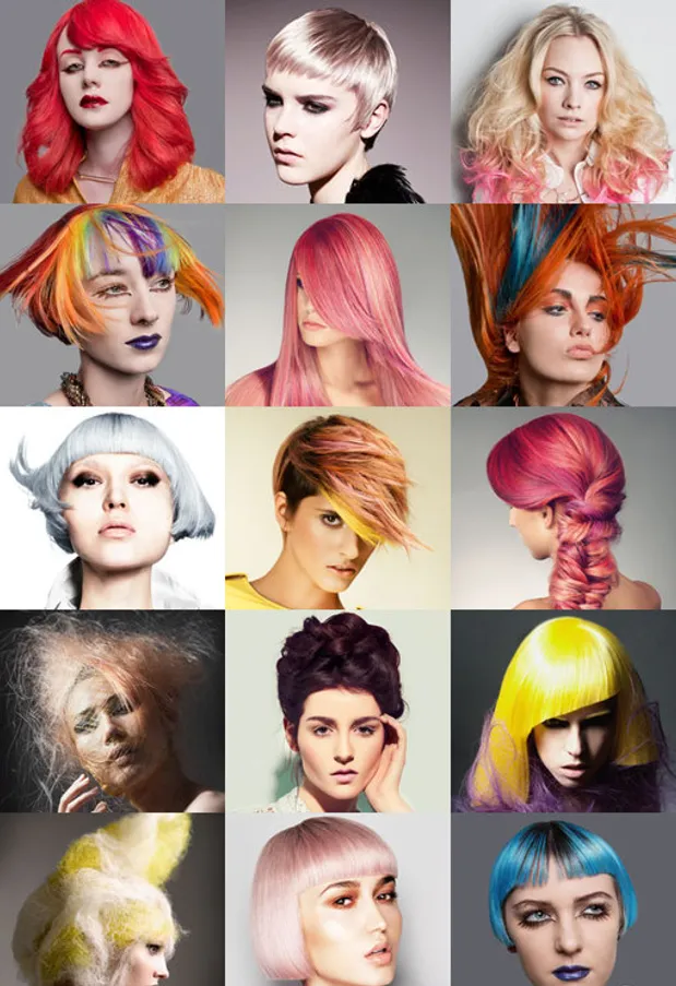 Gekke haarkleuren: trends 2013