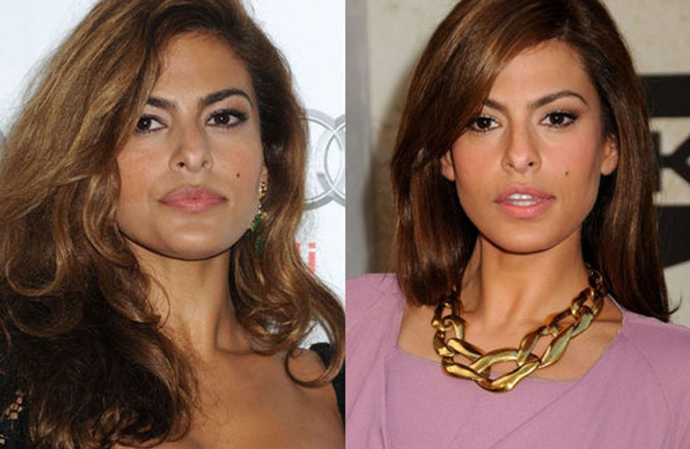 Eva Mendes hair: Beautiful brunette