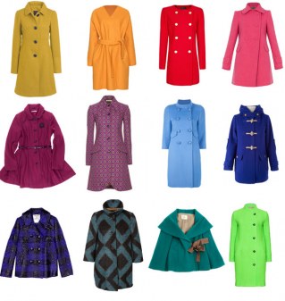abrigos de colores
