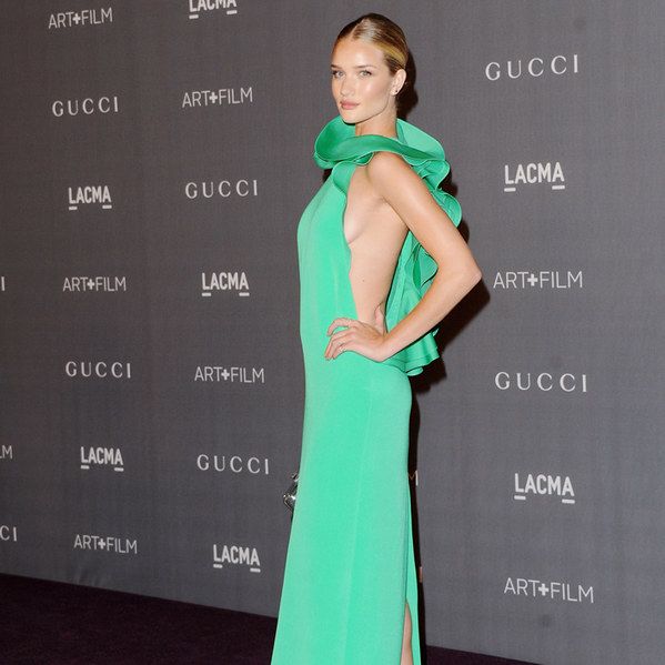 Le star vestite di verde, tendenza di primavera