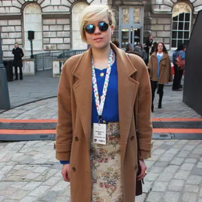 Streetstyle tijdens London Fashion Week Herfst / Winter 2014