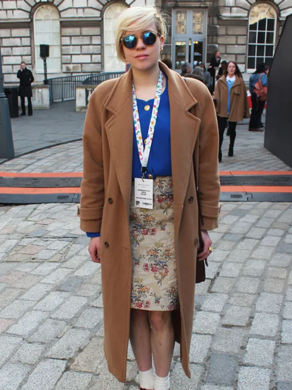 Streetstyle tijdens London Fashion Week Herfst / Winter 2014