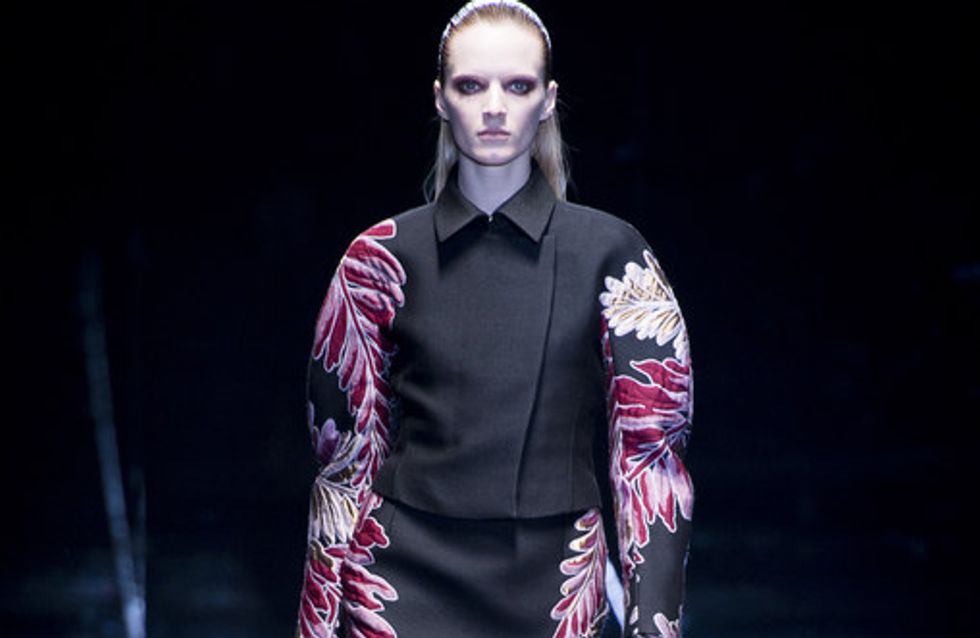 Viel Schwarz, Lack & Leder: Bei Gucci ist es düster!